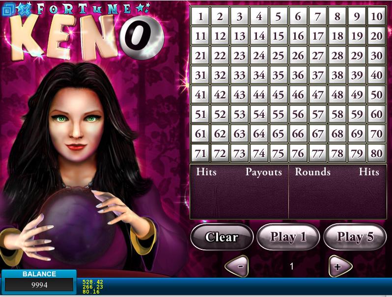 Fortune-keno для WinWin Casino