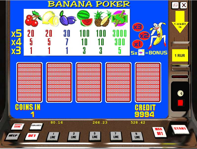Banana-Poker для WinWin Casino